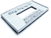 Plaques-Texte pour Trodat Printy Line  Dateurs